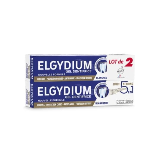 Dentifrice Multi-actions 5 en 1 Anti-plaque Fluor Protect Renforce l'Email