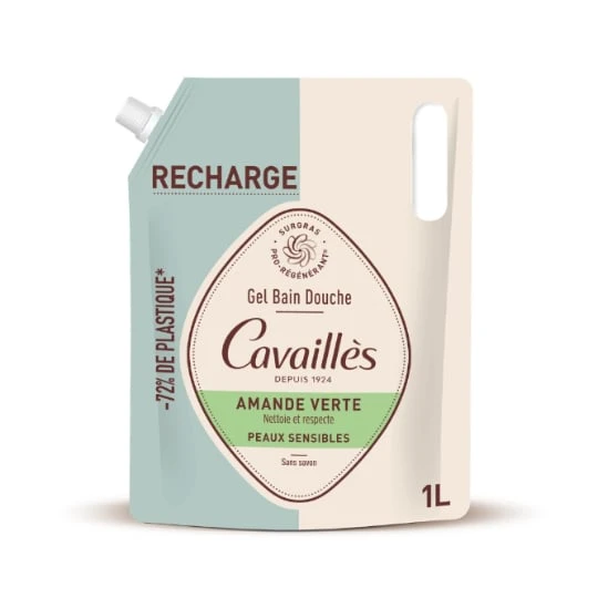 Gel douche Peaux Sensibles Surgras à l'Amande Verte