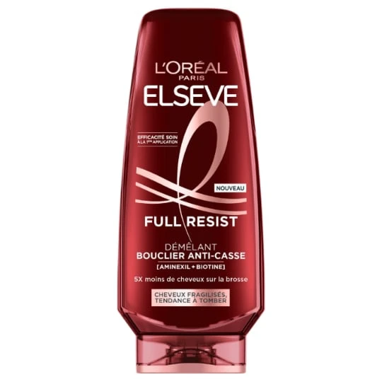 Après-shampoing Démêlant Anti-casse Cheveux fragiles Aminexil et Biotine Elseve