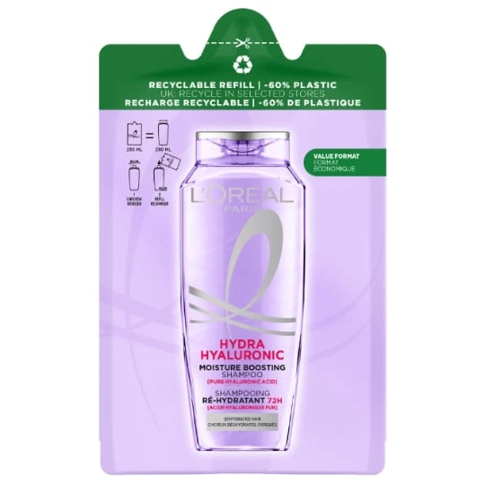 Shampooing Ré-Hydratant à l'Acide Hyaluronique Elseve