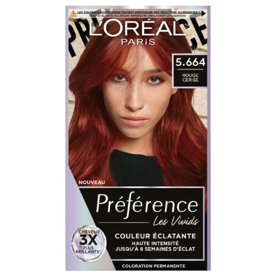Coloration Cheveux Rouge Cerise 5.664