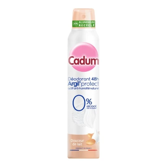 Déodorant spray 0% Alcool 48H Argil protect