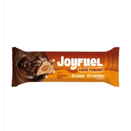 Barres Chocolatées Coeur Fondant Caramel Salé Protéinée
