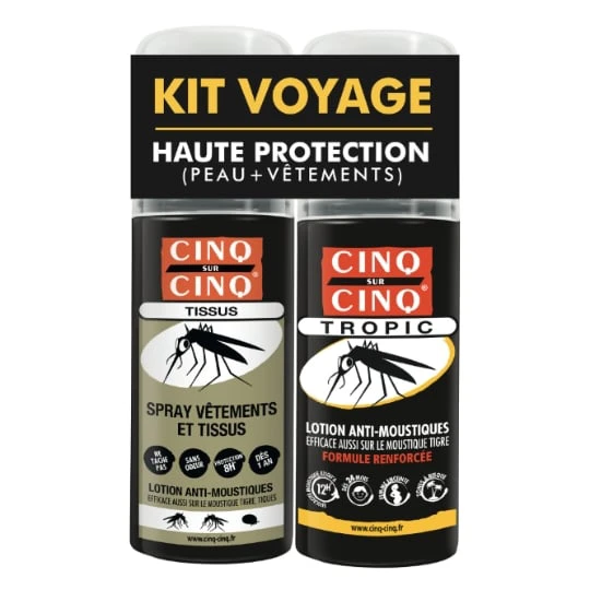 Anti-moustiques Lotion Haute Protection Peau et Vêtements Efficacité 8h