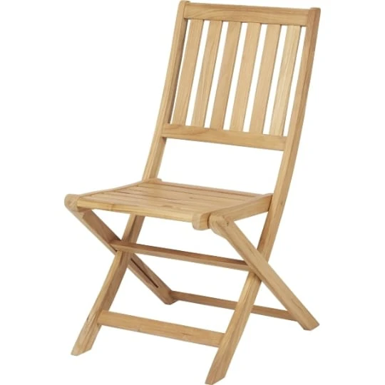 Chaise de Jardin pliante en Bois Teck Borneo