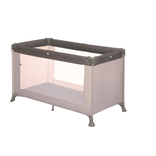 Lit parapluie gris 60 x 120 cm