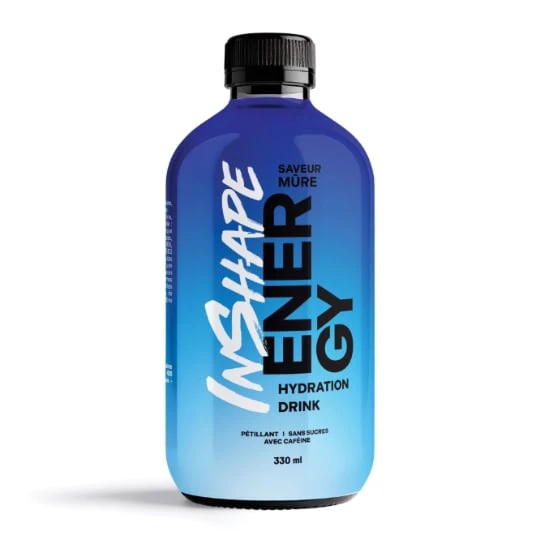 Boisson Pétillante Energy Saveur Mûre