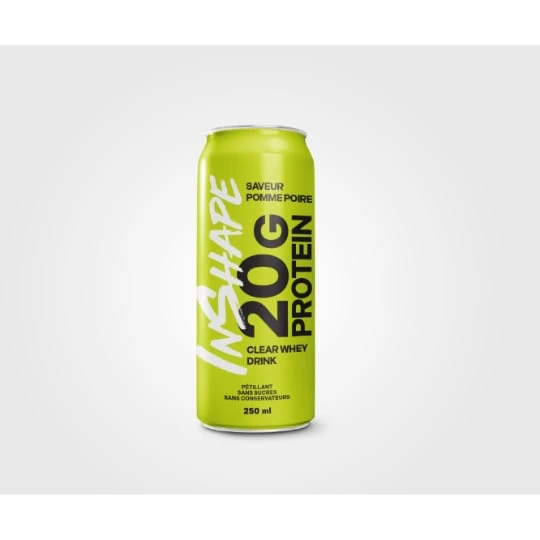 Boisson Pétillante Clear Whey Saveur Pomme Poire