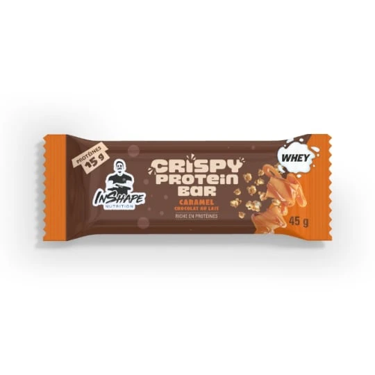 Barre Protéiné Crispy Caramel & Chocolat au Lait
