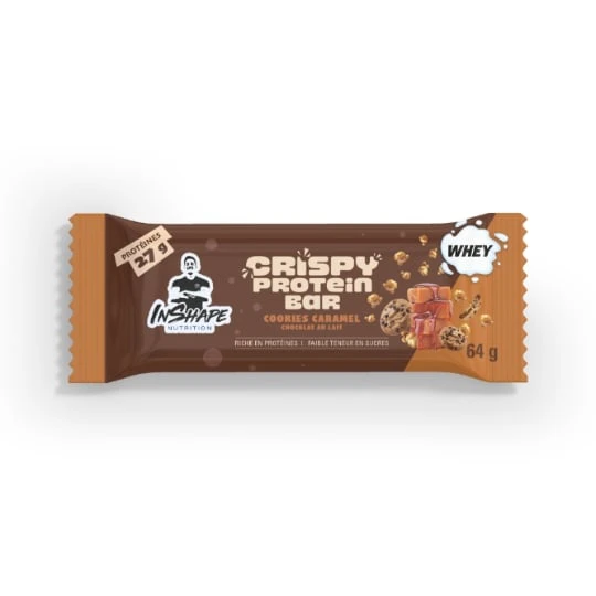 Barre Protéiné Crispy Coco, Caramel & Chocolat au Lait