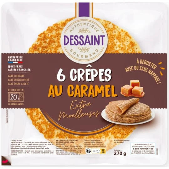 Crêpes Caramel Extra Moelleuses