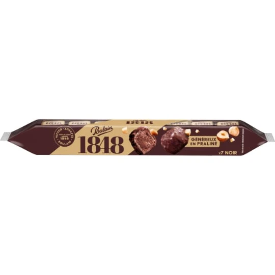 Chocolat Rocher Noir éclats de noisettes caramélisés