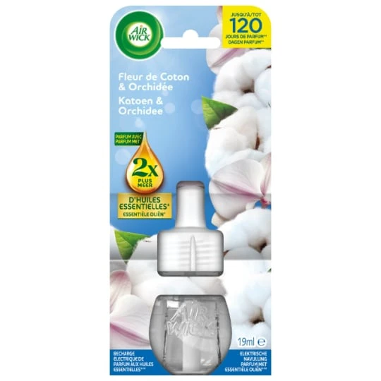 Recharge Diffuseur électrique Fleur de Coton & Orchidée