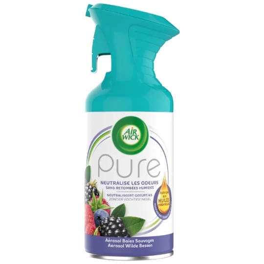 Spray Aérosol Désodorisant Pure Essentielles Baies Sauvages