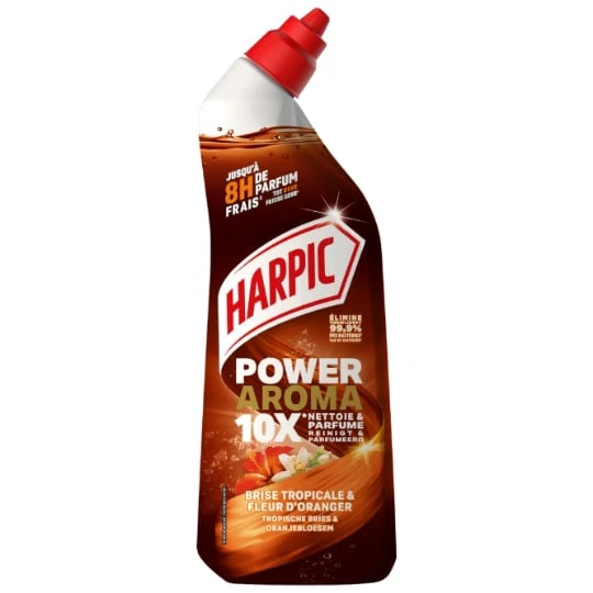 Gel Wc Power Aroma Brise Tropicale & Fleur D'oranger