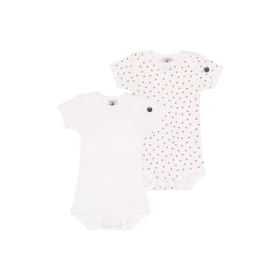 Body bébé rouge/blanc 3 mois