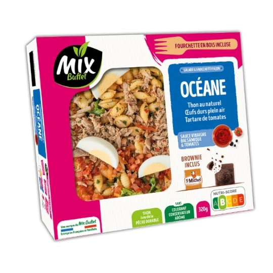 Salade Océane Thon Œufs Durs et Tartare de Tomates