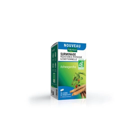 Complément alimentaire Surmenage Résistance Physique & Emotionelle Ashwagandha