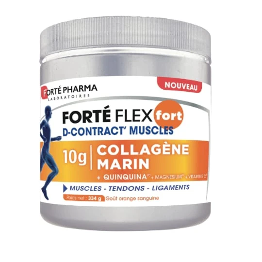 Complément Alimentaire Forté Flex D-Contract Muscles à l'Orange Sanguine