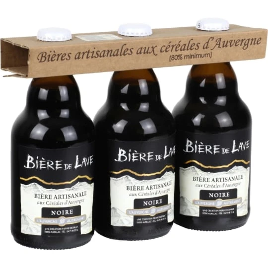 Bière Brune Noire De Lave 6,6%
