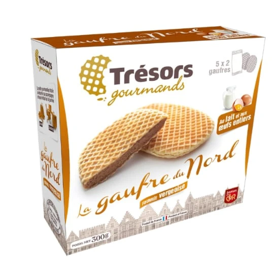 Gaufres fourrées vergeoise