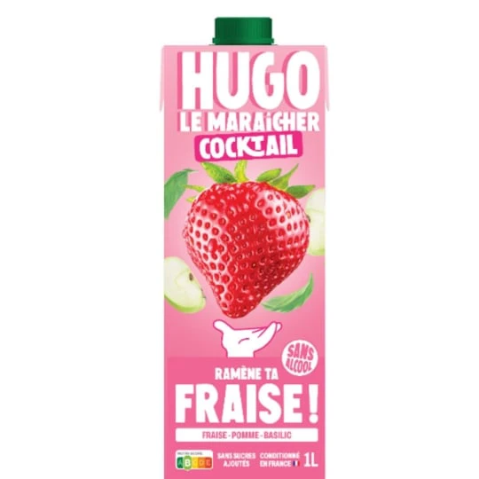 Boisson Sans Alcool Fraise Pomme Basilic