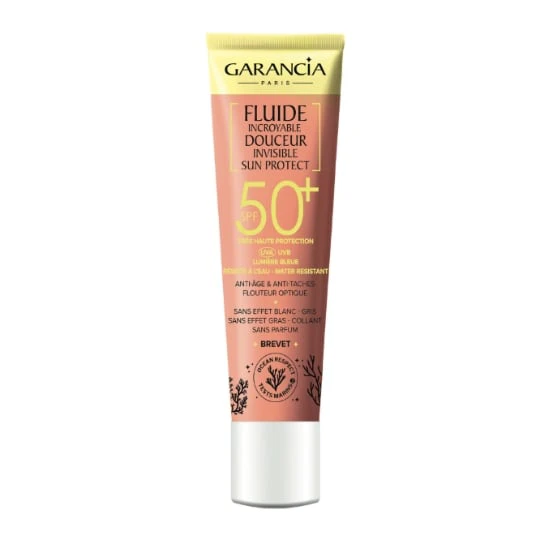 Crème solaire Anti-Âge et Anti-Tâches Invisible Spf 50+ Poudre de Riz