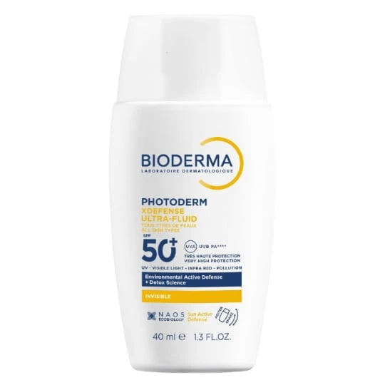 Crème solaire Visage Peau Sensible Très Haute Protection Spf 50+ Invisible
