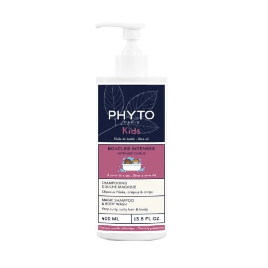 Shampoing Enfant Corps et Cheveux Frisés et Crépus Boucles Intenses Huile de Karité Kids