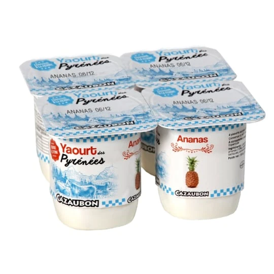 Yaourts à l'ananas