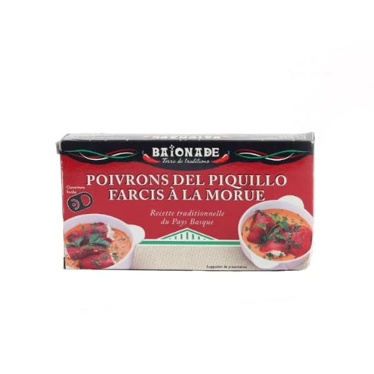 Piquillos farcis à la morue