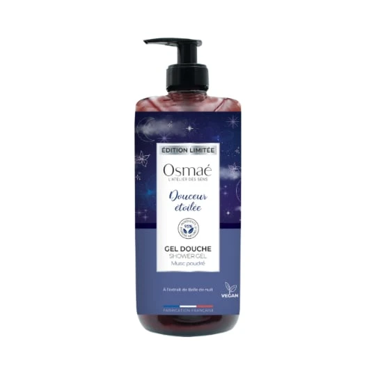 Gel douche Corps à l'Extrait de Belle de Nuit et Musc Poudré Douceur Etoilée