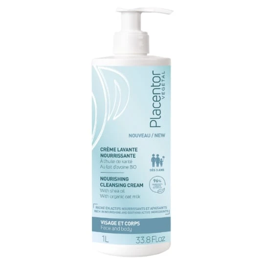 Crème de douche Corps à l'Huile de Karité et au Lait d'Avoine Bio