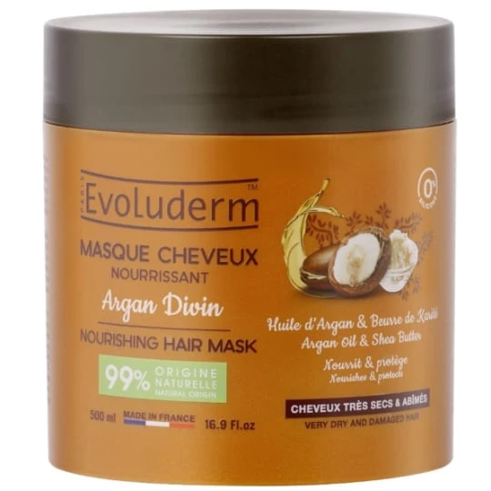 Masque Nourrissant Cheveux très secs et abîmés Argan Karité