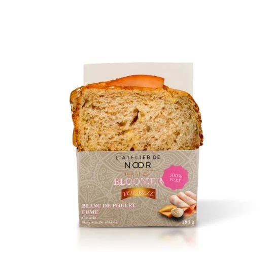 Sandwich Bloomer Blanc de Poulet Fumé Halal