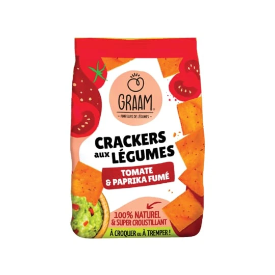 Crackers tomate et paprika fumé