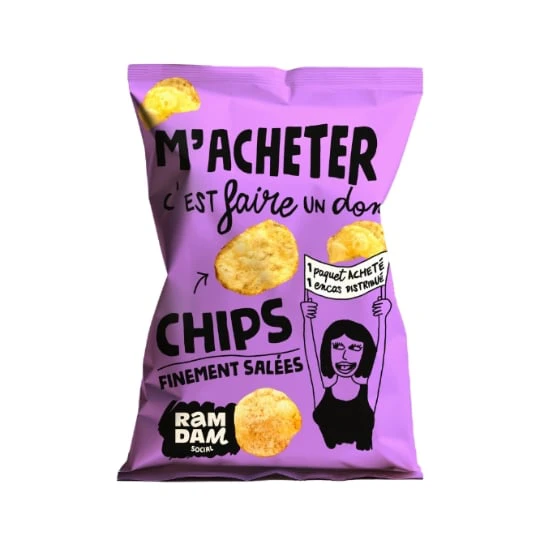 Chips Croustillantes Finement Salées