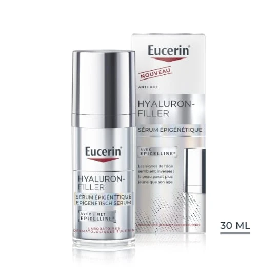Sérum Visage Femme Tous Types de Peau Anti-âge Hyaluron-Filler Sérum Epigénétique