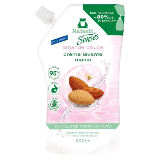 Recharge Crème Lavante Mains PH Neutre Amande Douce