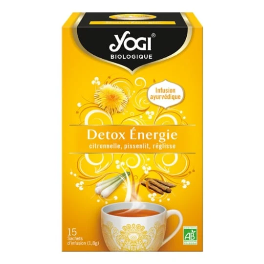 Infusion detox energie citronnelle pissenlit réglisse