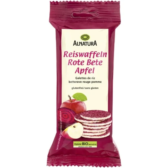 Galettes riz pomme betterave rouge