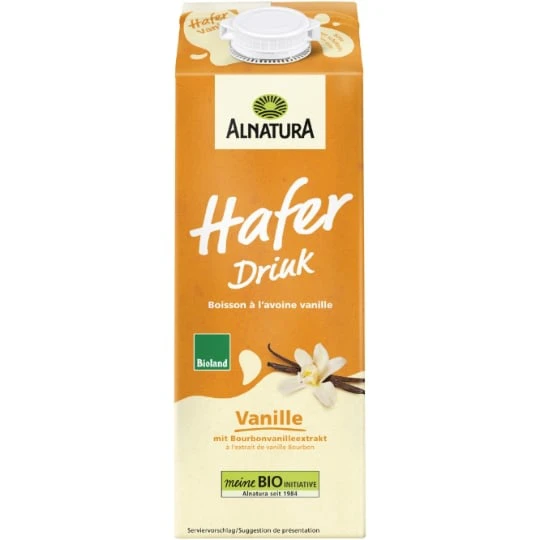 Boisson à l'avoine vanille
