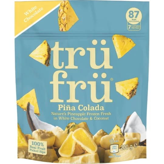 Ice Ananas Enrobées de Chocolat Blanc et de Noix de Coco
