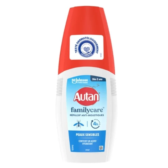 Répulsif Spray  Anti- Moustiques Familycare 4h