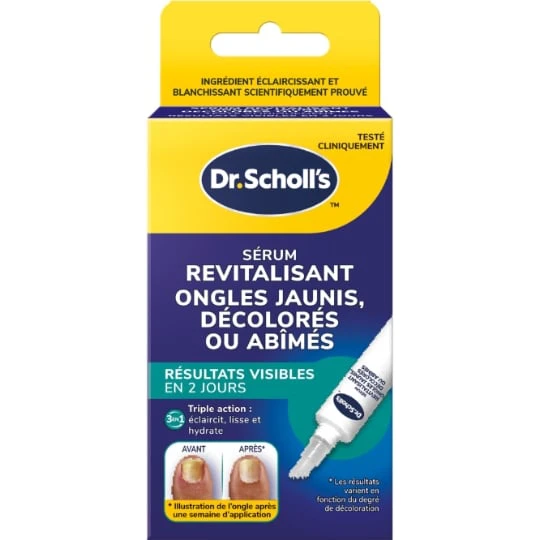 Sérum pour les ongles Rénovateur Ongles Jaunes Décolorés Abîmés