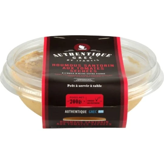 Houmous Santorin aux tomates séchées