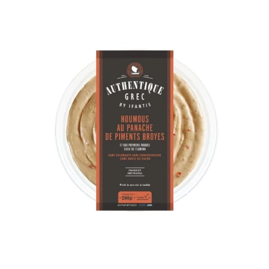 Houmous Au panache de Piment Broyés