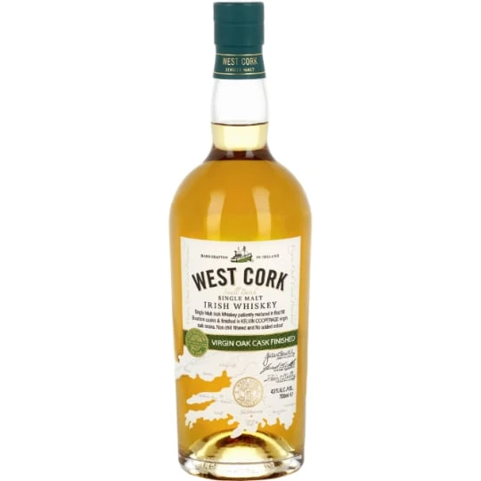 Whiskey Single Malt Irish Virgin OAK Cask 43%