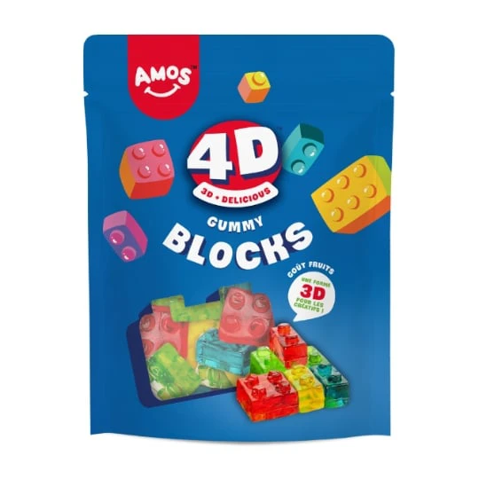 Bonbon kids blocks goût fruit