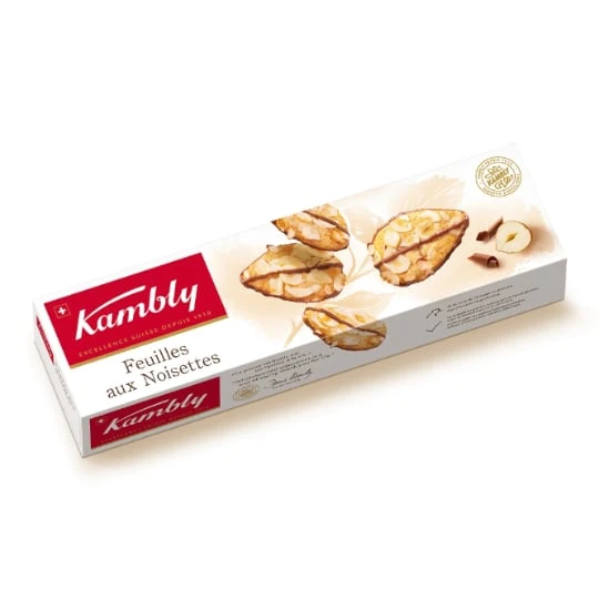 Biscuit feuilles aux noisettes